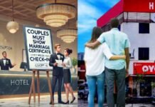 OYO में अब नहीं जा पाएंगे अविवाहित जोड़े, कंपनी ने बदला नियम Unmarried couples will no longer be able to go to OYO